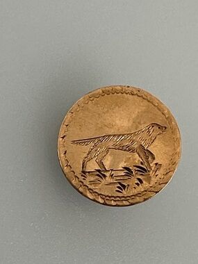 Vintage brooch dog  sterling silver